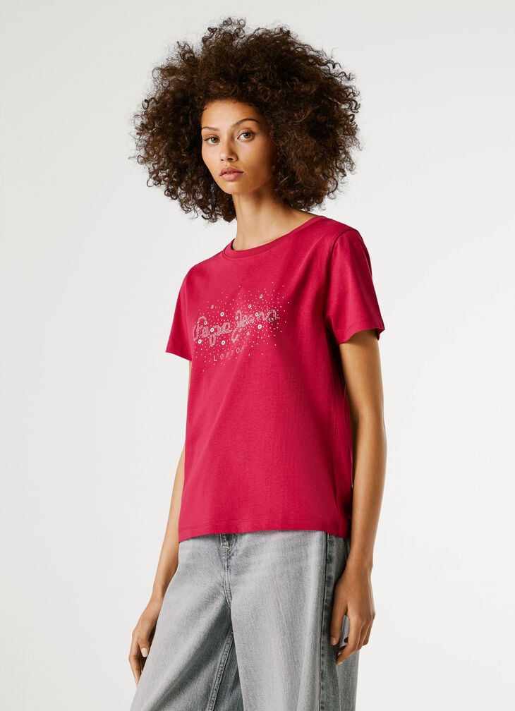 Pepe Jeans Strass Logo T-shirt