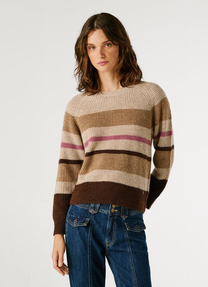 Pepe Jeans Striped Knit Jumper