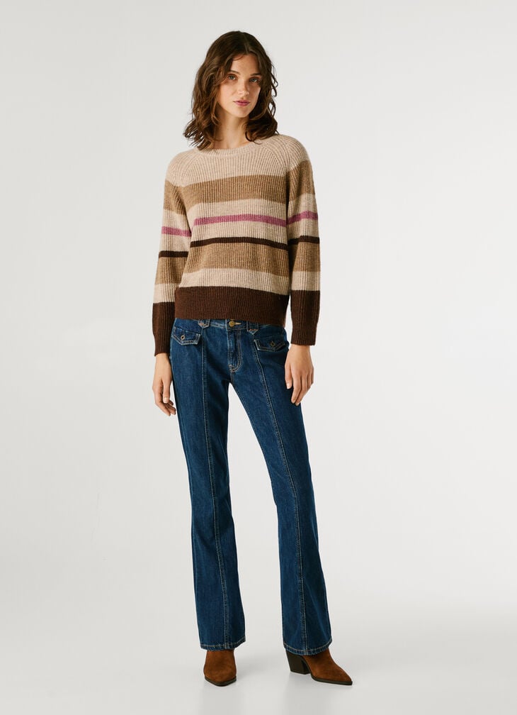 Pepe Jeans Striped Knit Jumper