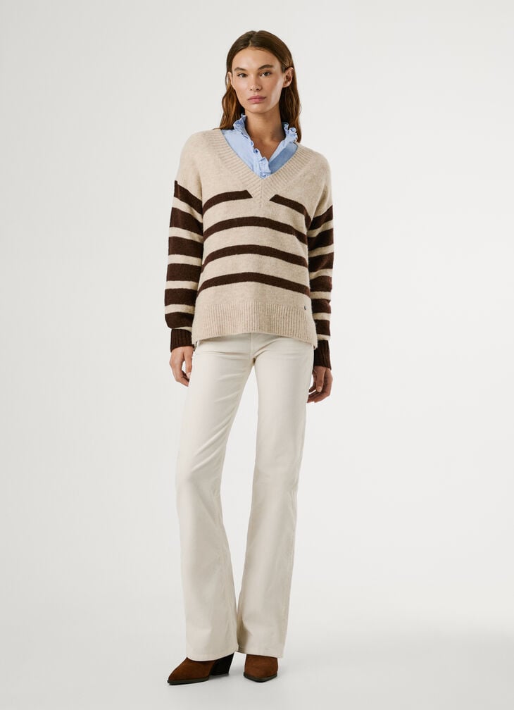 Pepe Jeans Striped Knit Jumper