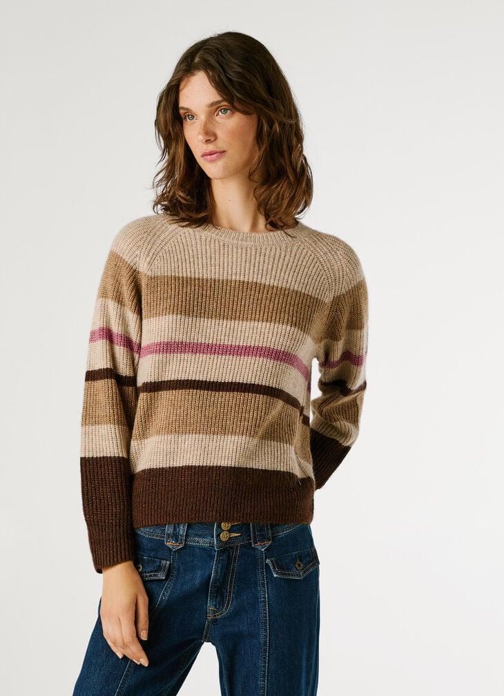Pepe Jeans Striped Knit Jumper