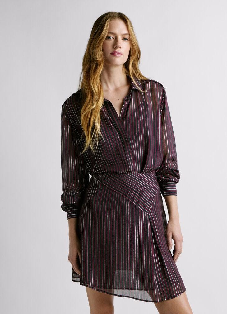 Pepe Jeans Striped Mini Skirt