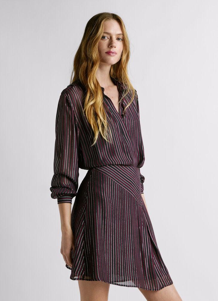 Pepe Jeans Striped Mini Skirt