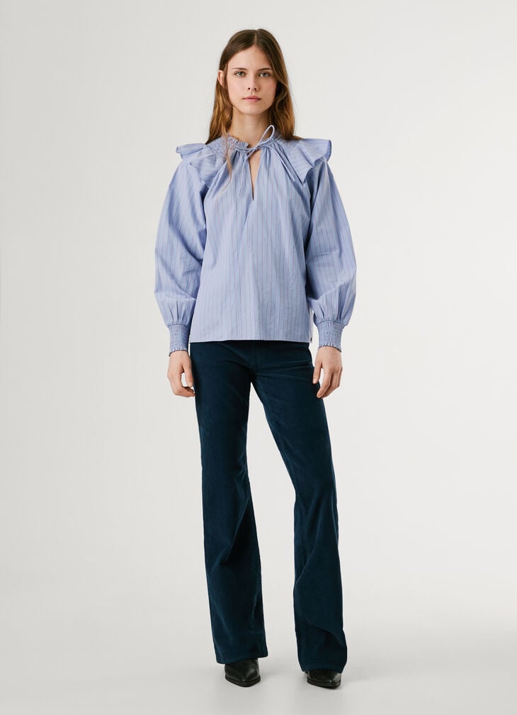 Pepe Jeans Striped Poplin Blouse