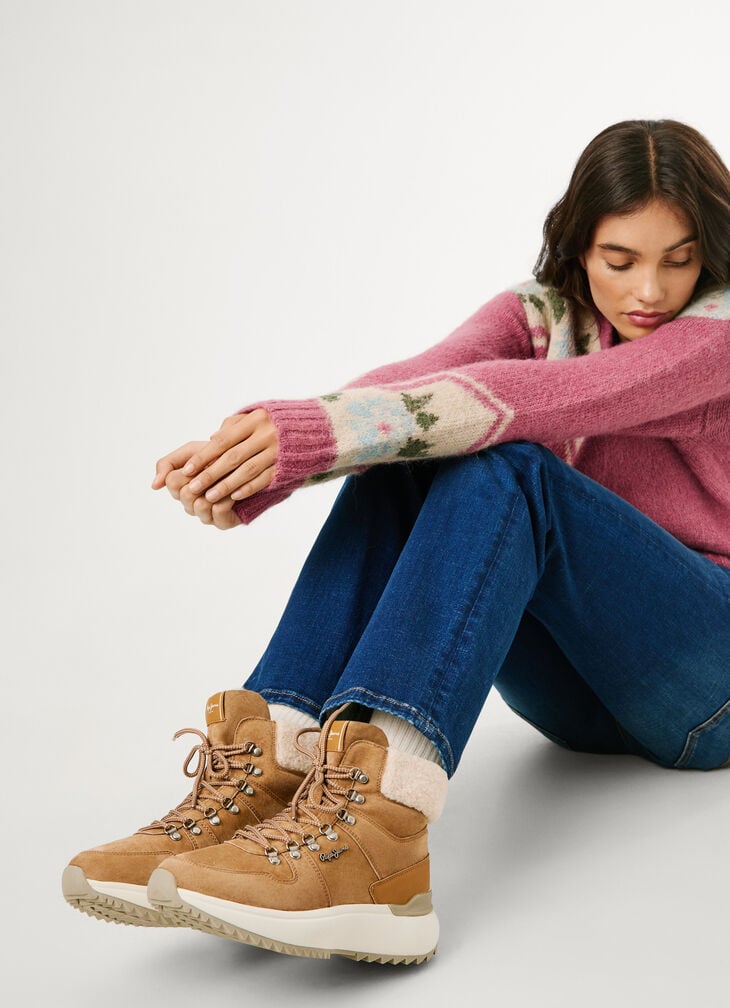 Pepe Jeans Suede Ankle Boots