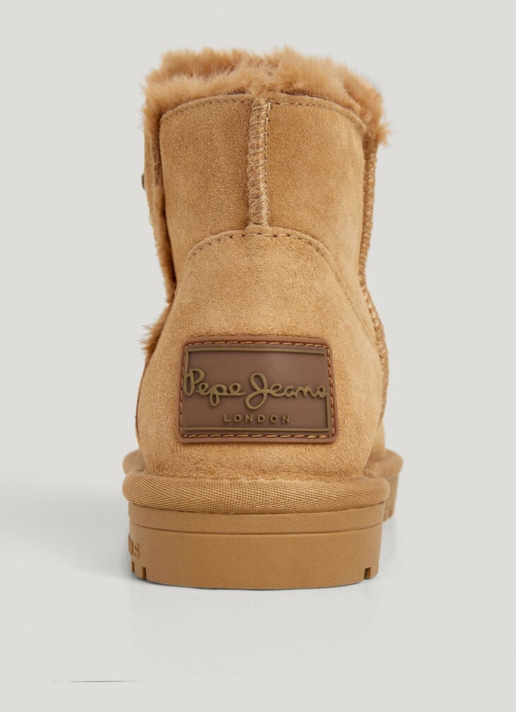 Pepe Jeans Suede Ankle Boots With Studs