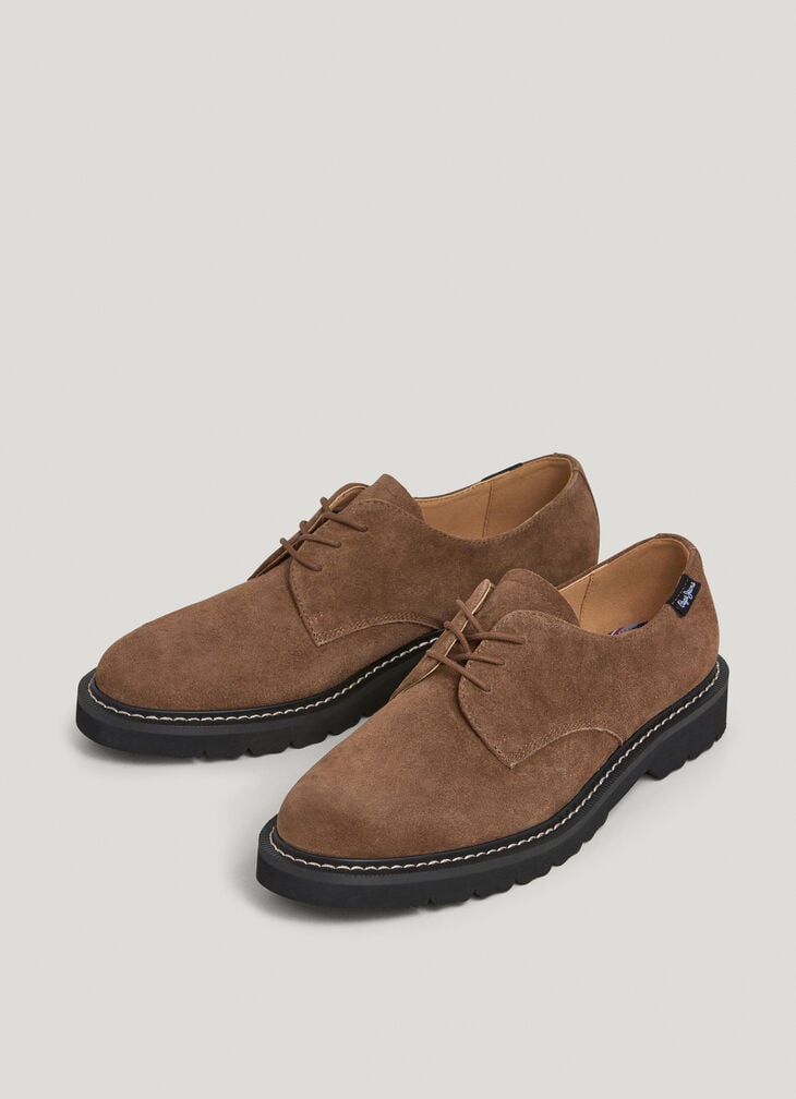 Pepe Jeans Suede Blucher Shoes
