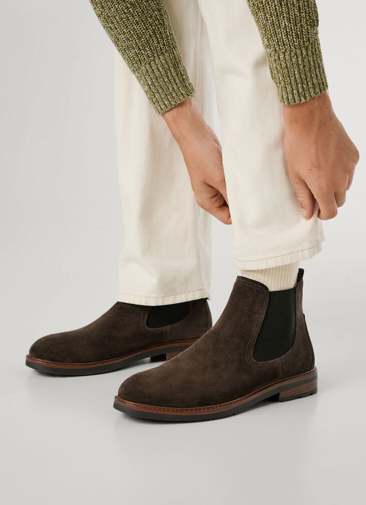 Pepe Jeans suede chelsea boots