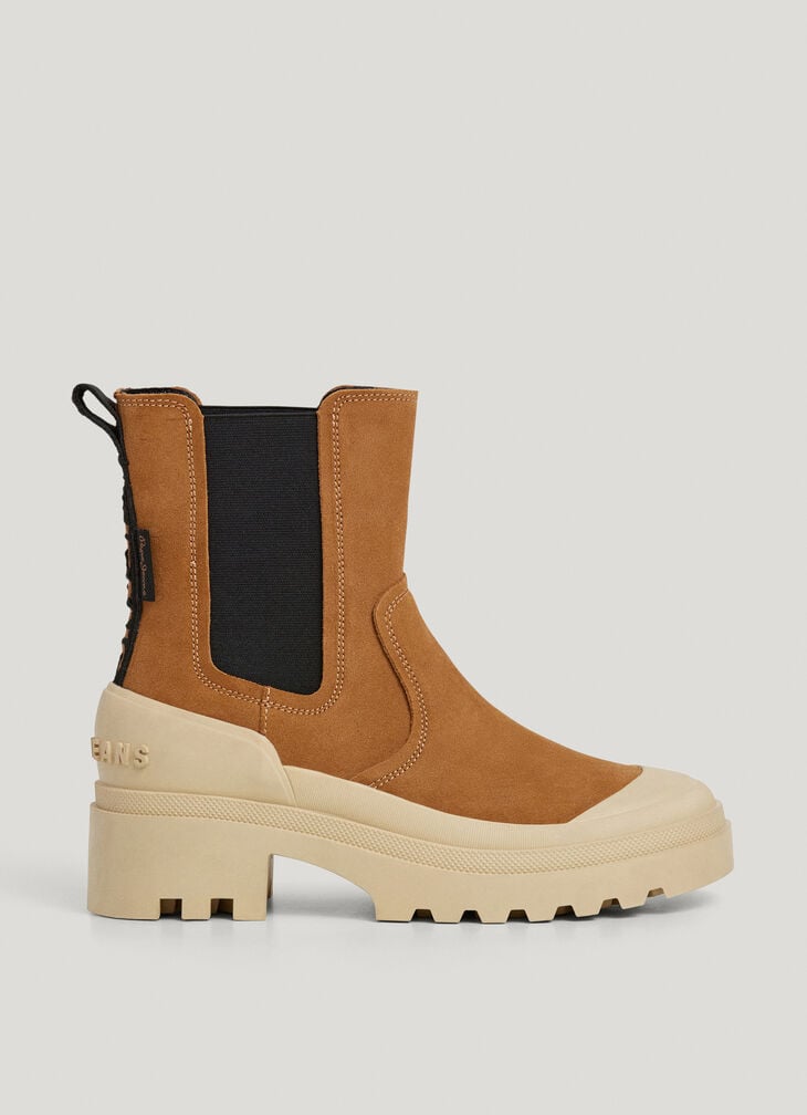 Pepe Jeans suede chelsea boots