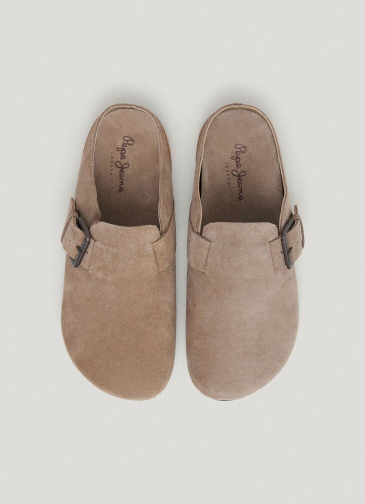 Pepe Jeans Suede Clogs