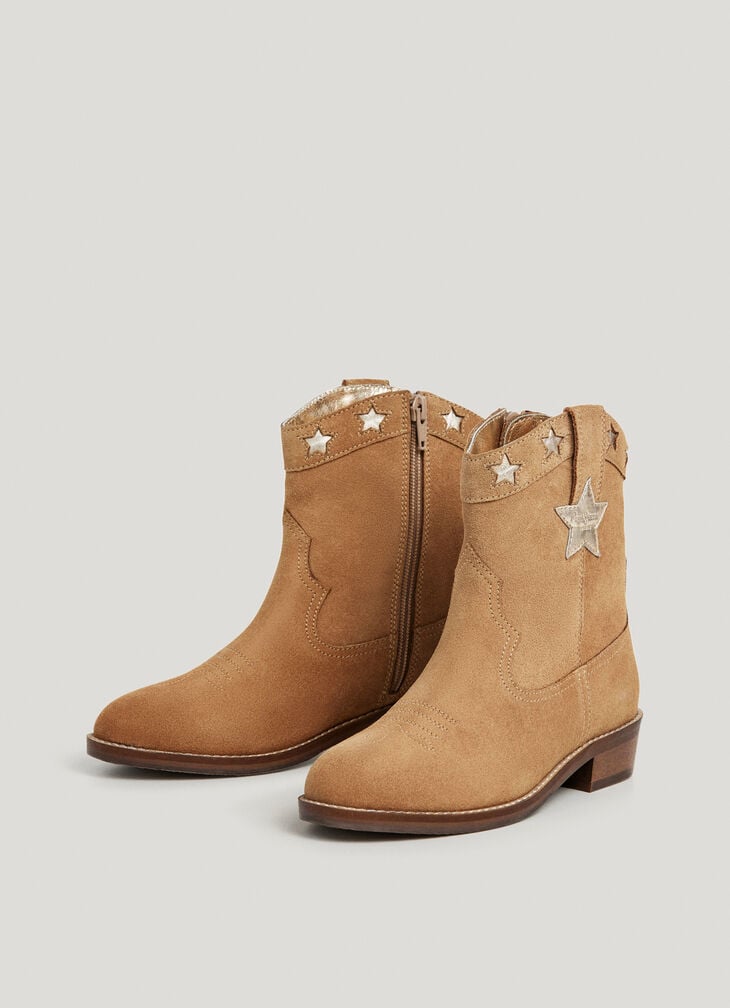 Pepe Jeans Suede Cowboy Boots