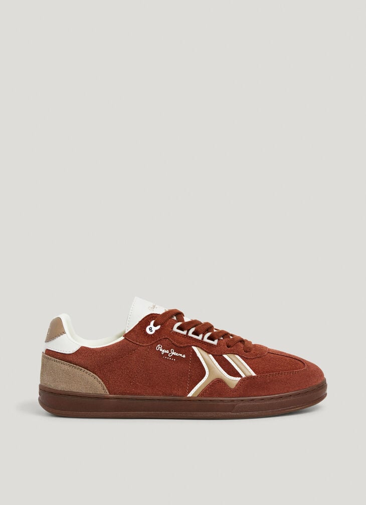 Pepe Jeans suede cupsole sneakers