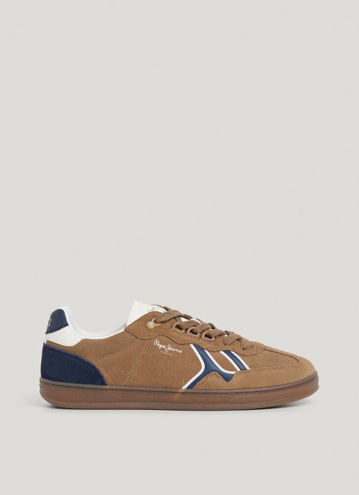 Pepe Jeans Suede Cupsole Sneakers- Ball