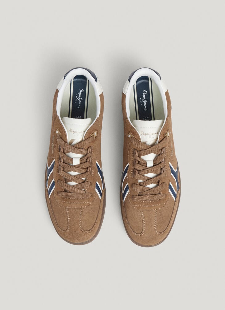 Pepe Jeans Suede Cupsole Sneakers- Ball
