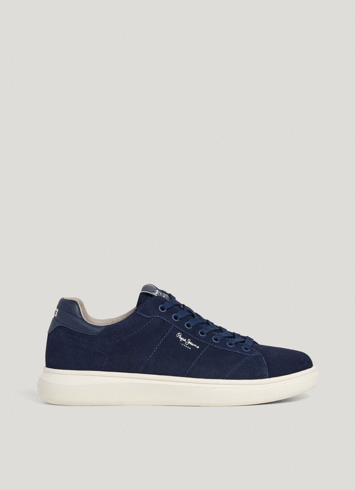 Pepe Jeans suede cupsole sneakers