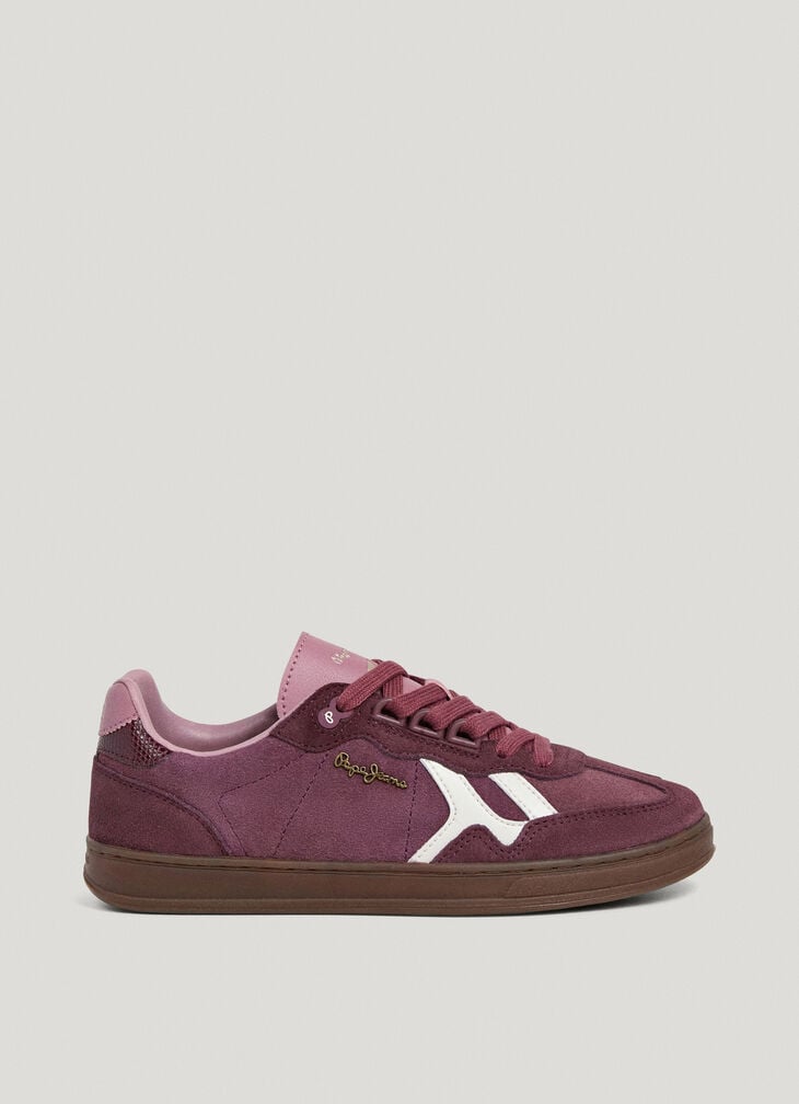 Pepe Jeans suede cupsole sneakers
