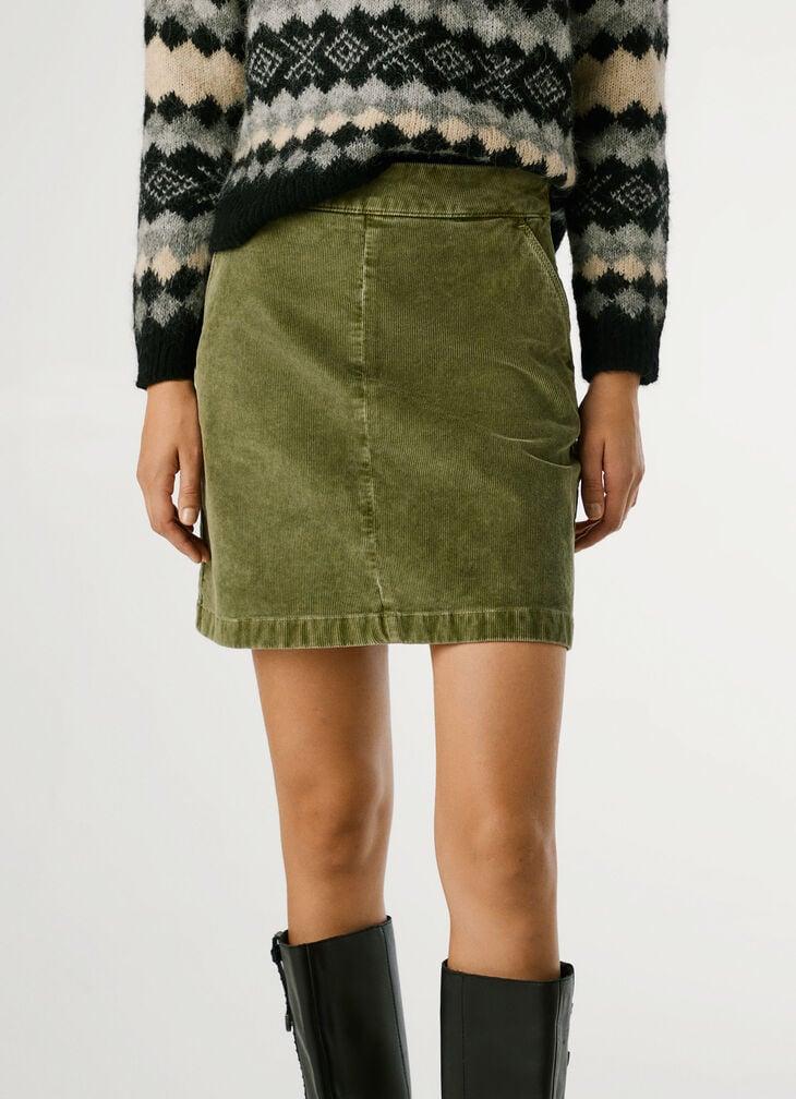 Pepe Jeans Suede Mini Skirt