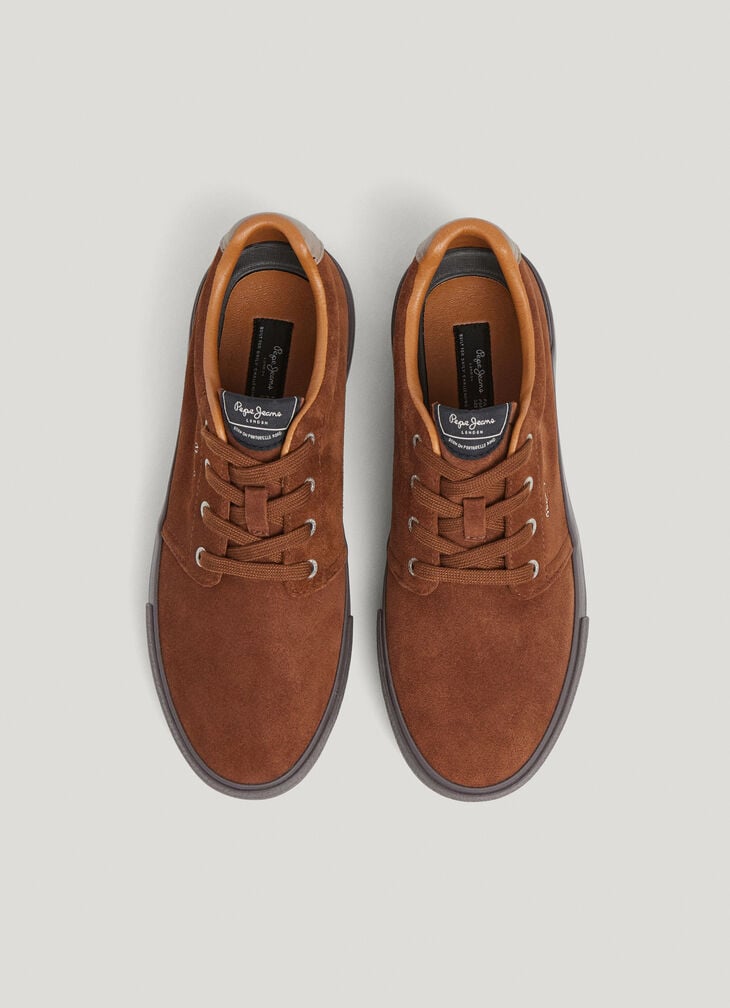 Pepe Jeans Suede Trainers