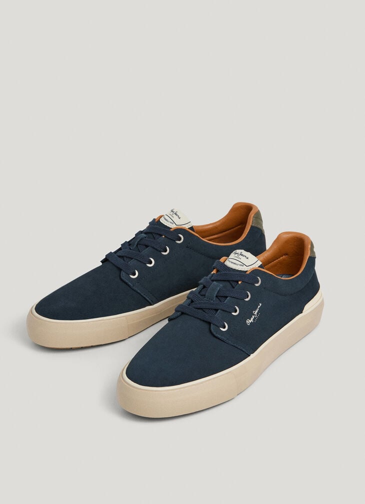 Pepe Jeans Suede Trainers