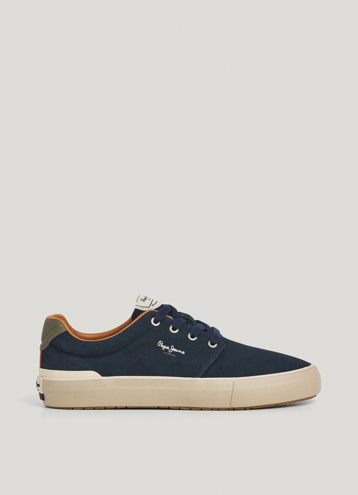 Pepe Jeans suede trainers