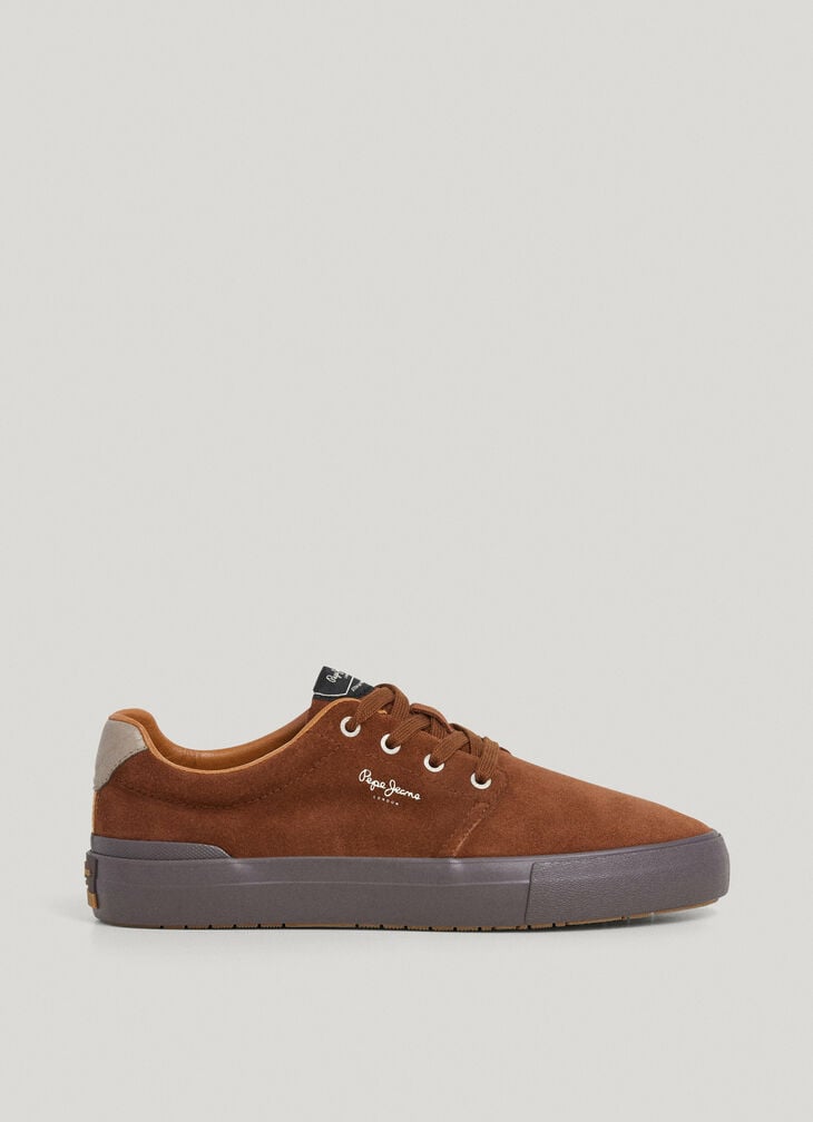 Pepe Jeans suede trainers