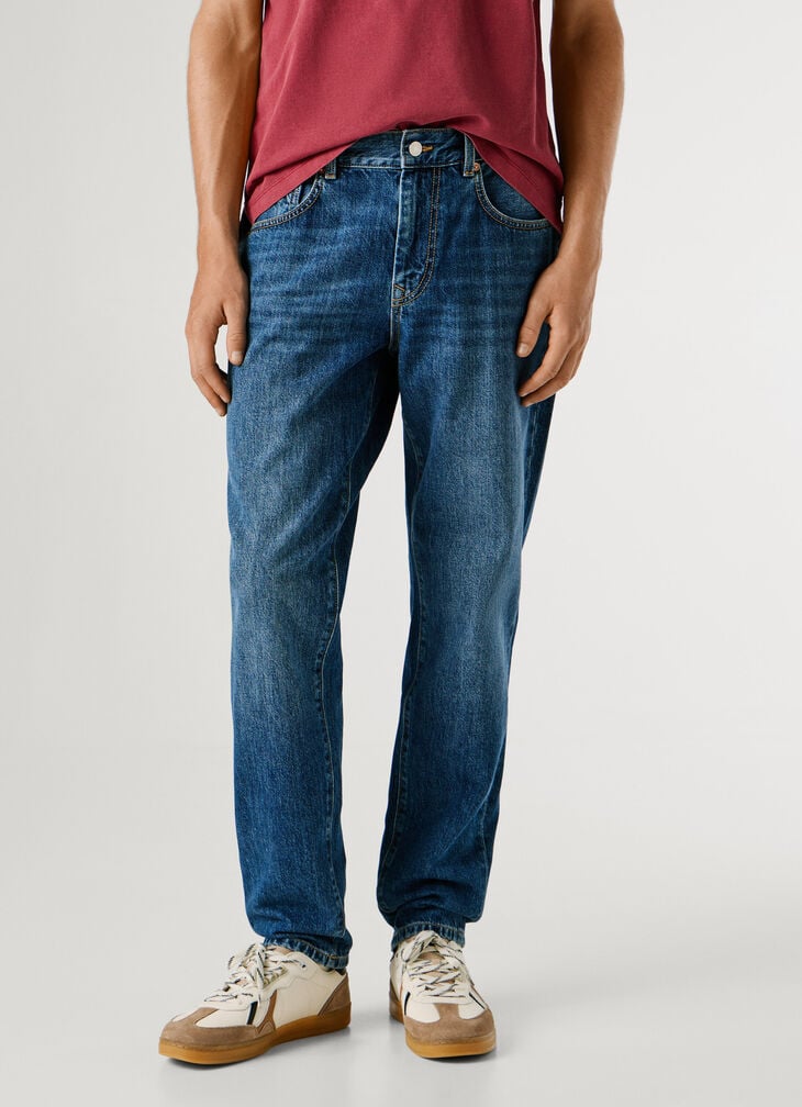 Pepe Jeans Taper Fit Low-rise Jeans - Camden