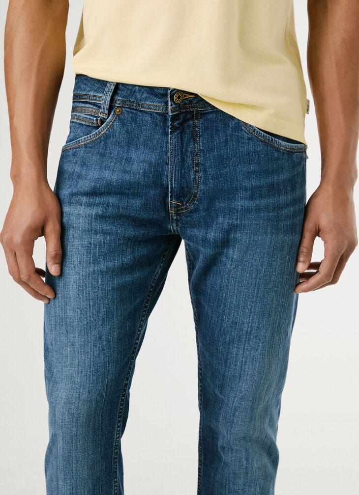 Pepe Jeans Taper Fit Mid-rise Jeans - Spike