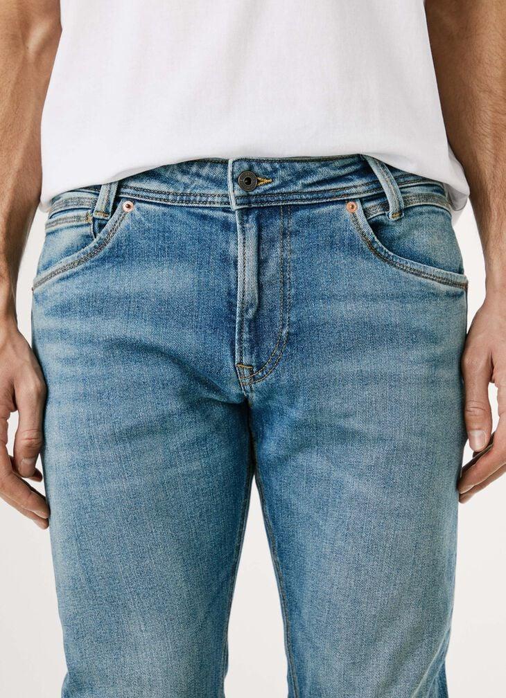 Pepe Jeans Taper Fit Mid-rise Jeans - Spike