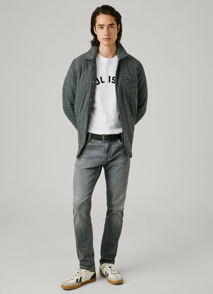 Pepe Jeans taper fit mid-rise jeans - spike