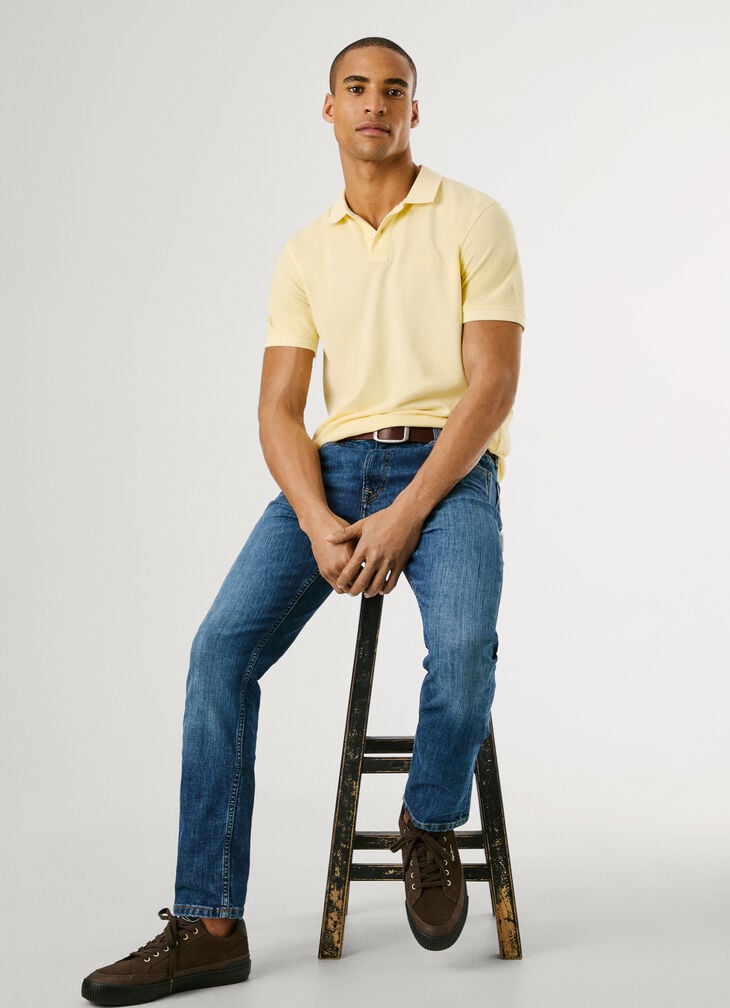 Pepe Jeans taper fit mid-rise jeans - spike