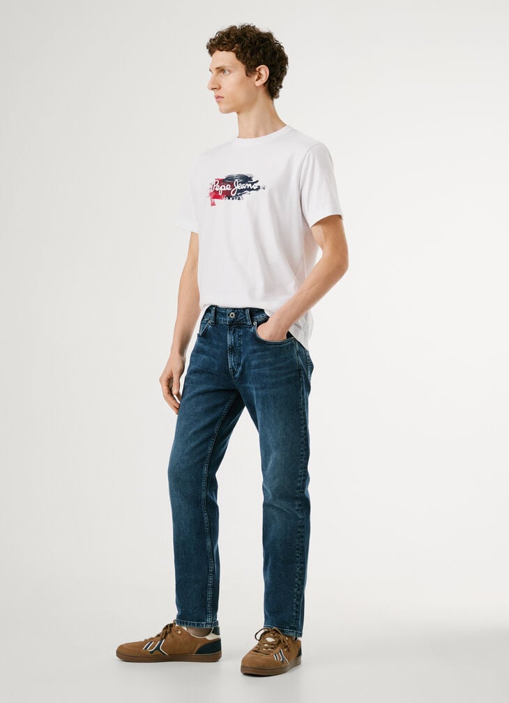 Pepe Jeans Taper Fit Mid-rise Jeans - Stanley