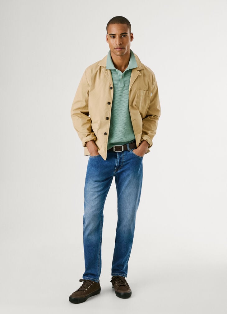 Pepe Jeans taper fit mid-rise jeans - stanley