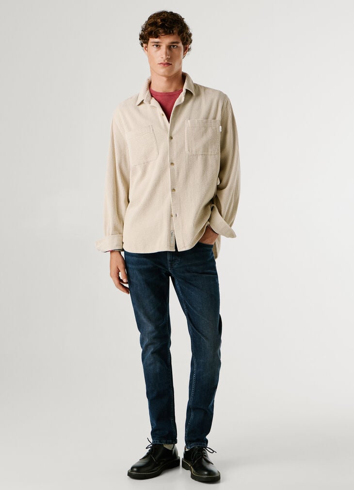 Pepe Jeans taper fit mid-rise jeans - stanley