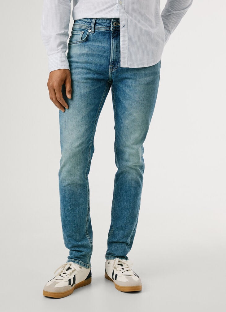 Pepe Jeans Taper Fit Mid-rise Jeans - Stanley