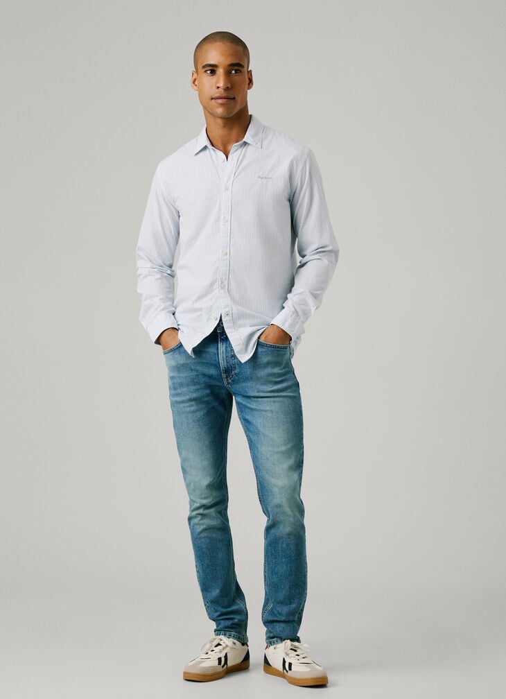 Pepe Jeans taper fit mid-rise jeans - stanley