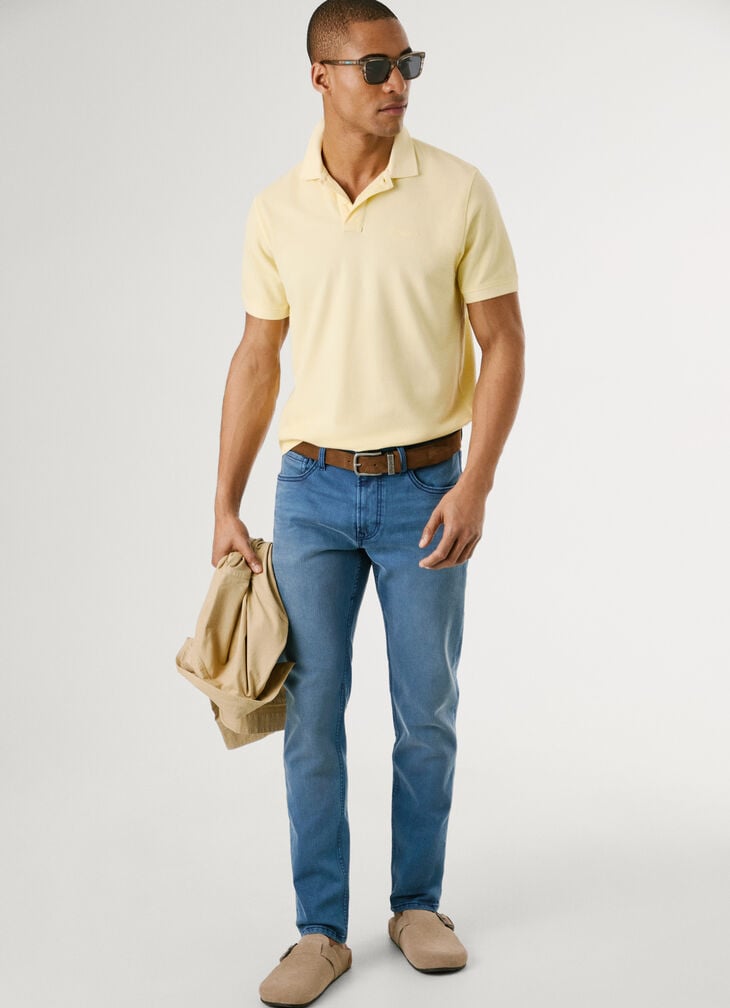 Pepe Jeans taper fit mid-rise jeans - stanley