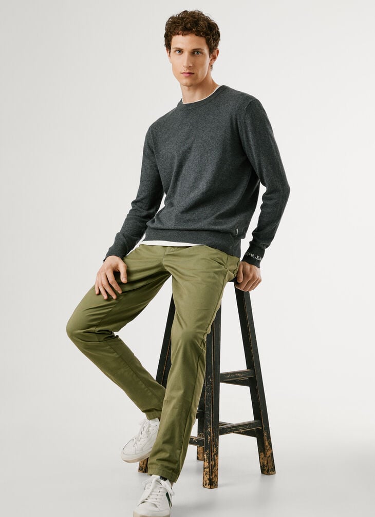 Pepe Jeans tapered fit chino trousers