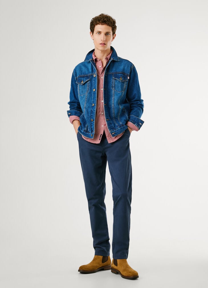 Pepe Jeans tapered fit chino trousers