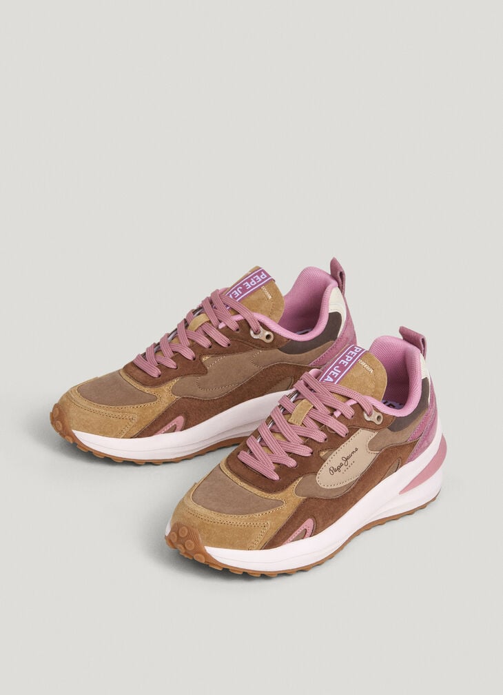 Pepe Jeans Trainers With Animal Print Details