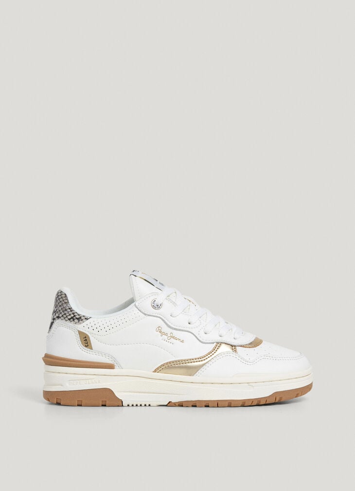 Pepe Jeans trainers with metallic details