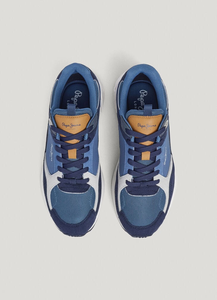 Pepe Jeans Trainers With Suede Details- Marlon