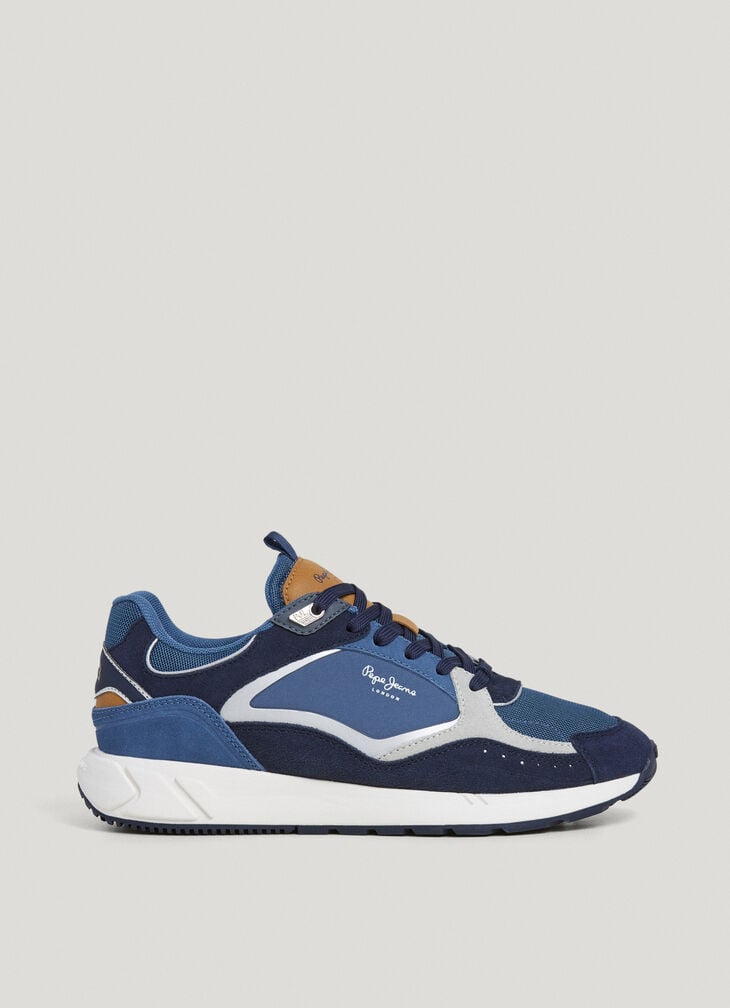 Pepe Jeans trainers with suede details- marlon