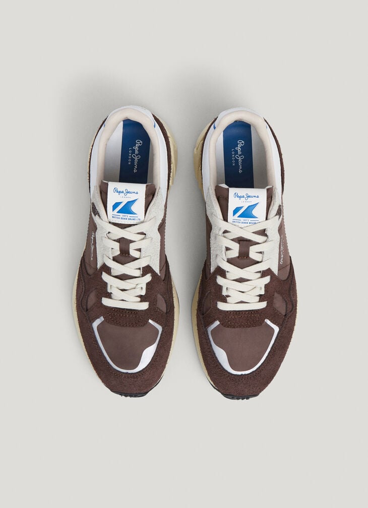 Pepe Jeans Trainers With Suede Details- Marlon