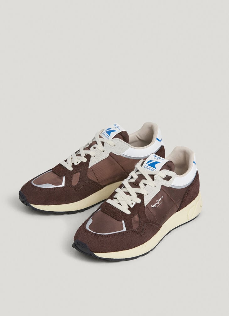 Pepe Jeans Trainers With Suede Details- Marlon