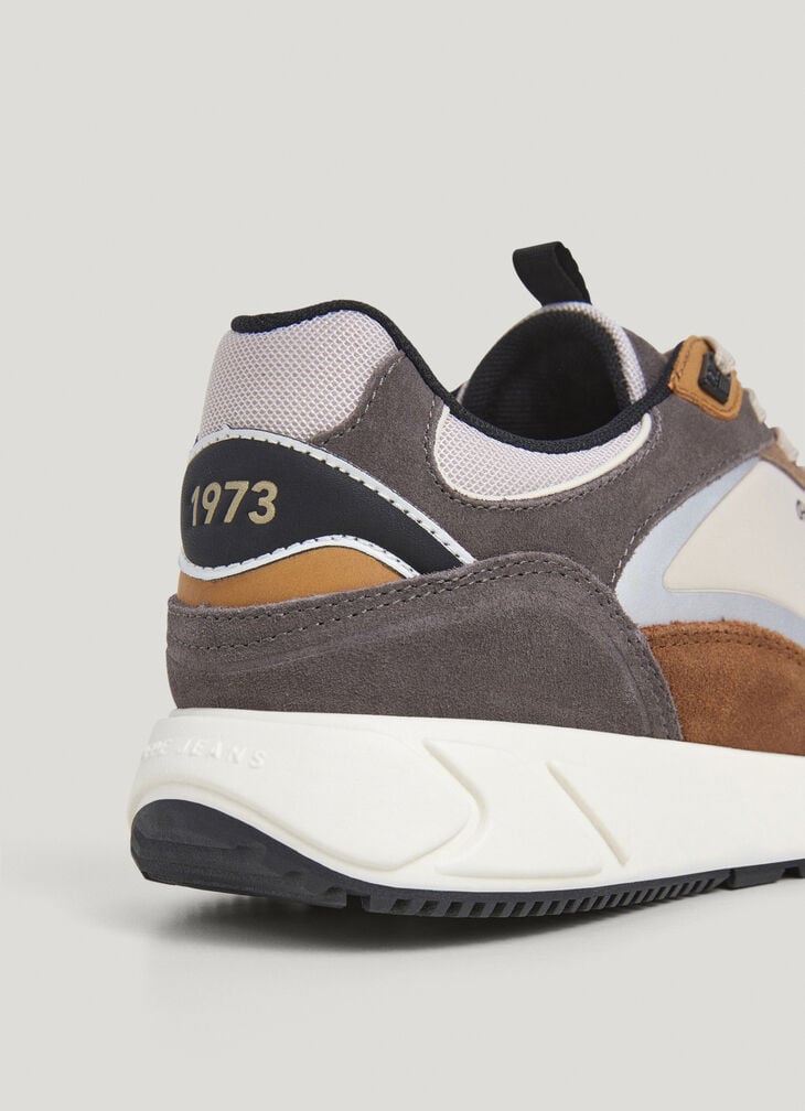 Pepe Jeans Trainers With Suede Details- Marlon