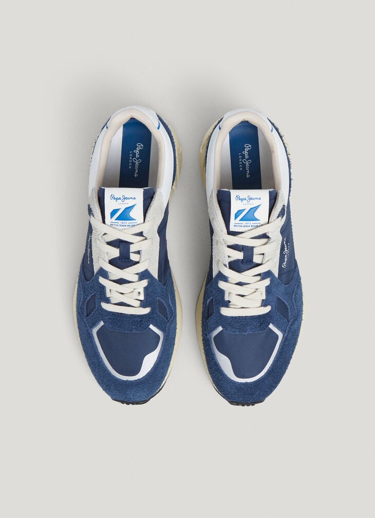 Pepe Jeans Trainers With Suede Details- Marlon