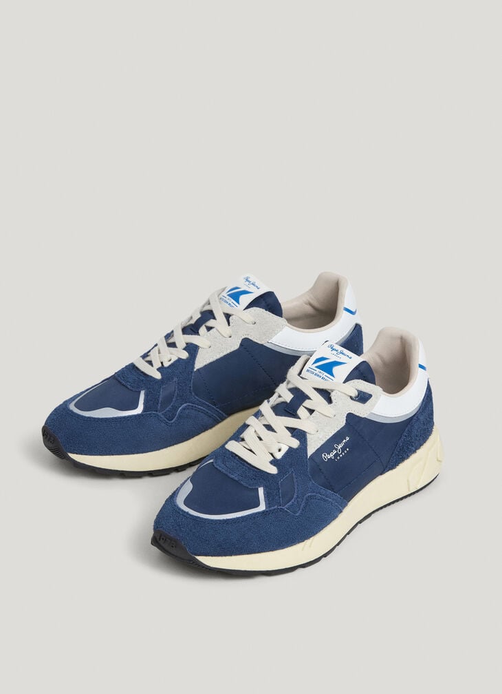 Pepe Jeans Trainers With Suede Details- Marlon