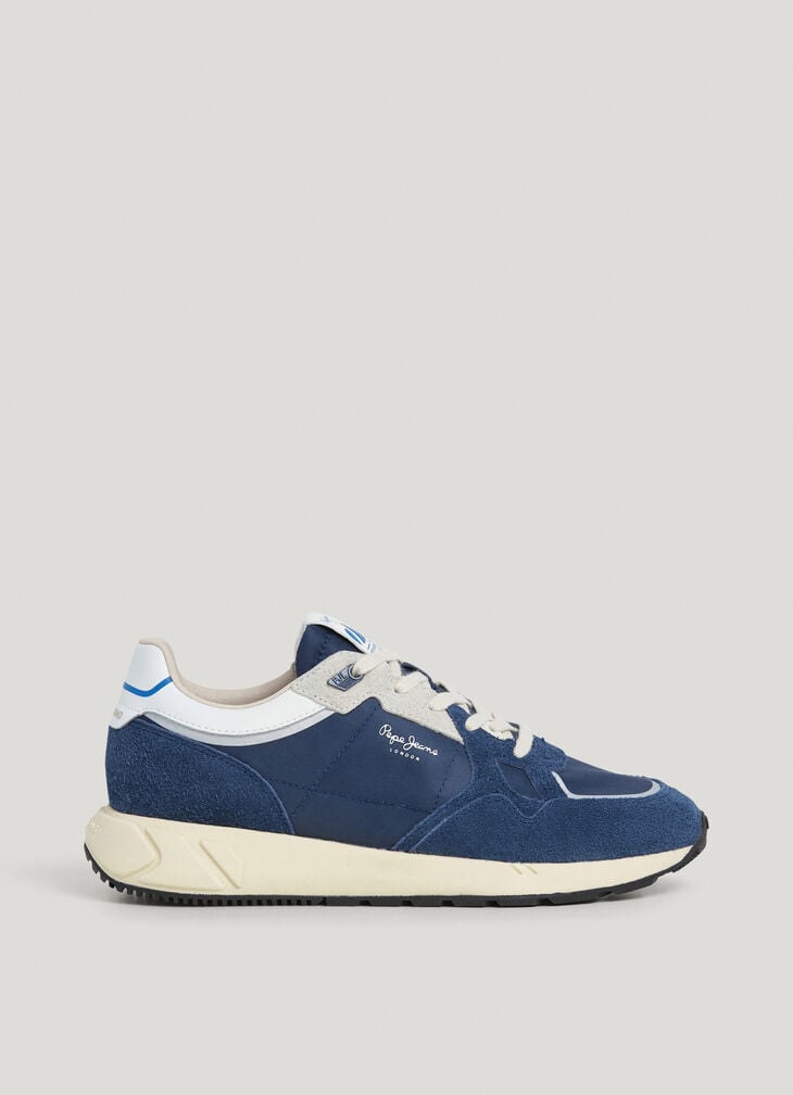 Pepe Jeans trainers with suede details- marlon