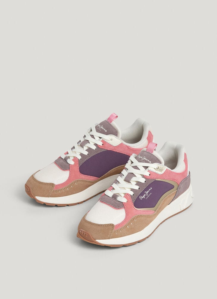 Pepe Jeans Trainers With Suede Details - Marlon