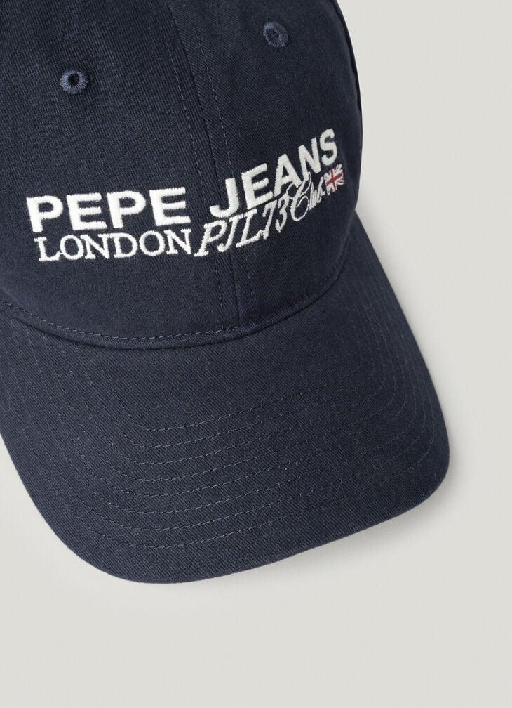 Pepe Jeans Twill Cap With Embroidered Logo